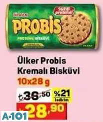 ÜLKER PROBİS KREMALI BİSKÜVİ